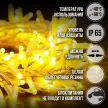 Гирлянда Нить 200LED 10 м теплый свет белый провод Maxi LED PRO Santi