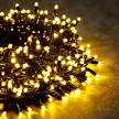 Гирлянда Нить 600LED 30 м теплый свет черный провод Maxi LED PRO Santi