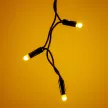 Гирлянда Бахрома 288LED 4x0,5 м теплый свет черный провод Maxi LED PRO Santi