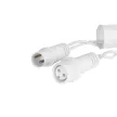 Гирлянда Бахрома 342LED 9х0,5 м теплый свет белый провод Maxi LED STANDARD Santi