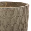 Уличный горшок GardenArts Рельеф бежевый d28 см h27 см 12 л