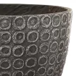 Уличный горшок GardenArts Круги серый d31 см h25 см 13 л