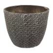 Уличный горшок GardenArts Круги серый d37 см h30 см 25 л