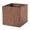 Уличный горшок GardenArts Цилиндр квадрат коричневый 34x34x34 см 39 л