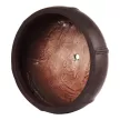 Уличный горшок GardenArts Миса темно-коричневый d48,5 см h21 см 32 л