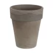 Уличный горшок керамический Базальт коричневый d31 см h37 см 12 л