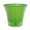 Кашпо для орхидей пластиковое d12 см h13,1 см 2 л прозрачно-зеленое Ванда