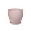 Горшок керамический Джеральдина розовый d18 см h16 см 2,5 л