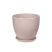 Горшок керамический Джеральдина розовый d22 см h19,5 см 5 л