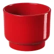 Кашпо керамическое Cermax красное d11 см h10 см 0,6 л