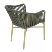Кресло садовое Jacrea Фикус Грин 61х56х76 см, алюминий, зеленое