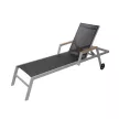 Шезлонг Гауди 209х56х80 см сталь/текстилен