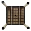 Стол садовый Novussi Wood 90x90х75 см пластик песочный