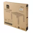 Стол садовый Novussi Wood 90x90х75 см пластик песочный