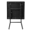 Стол складной 62x62x74 см металл/пластик черный