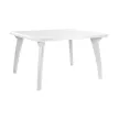 Стол садовый Солнце 140x80x72 см пластик белый