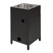 Тумба с мойкой 44х43х85 см для уличной кухни, без смесителя BERGMAN