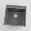 Мойка кухонная стальная серая 500х500х220 мм KITRO - baucenter.ru