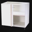 Корпус нижнего углового шкафа 720х800(1000)х511 мм белый - baucenter.ru