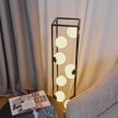 Торшер 8х28 Вт G9 NEODECO Флэт черный - baucenter.ru
