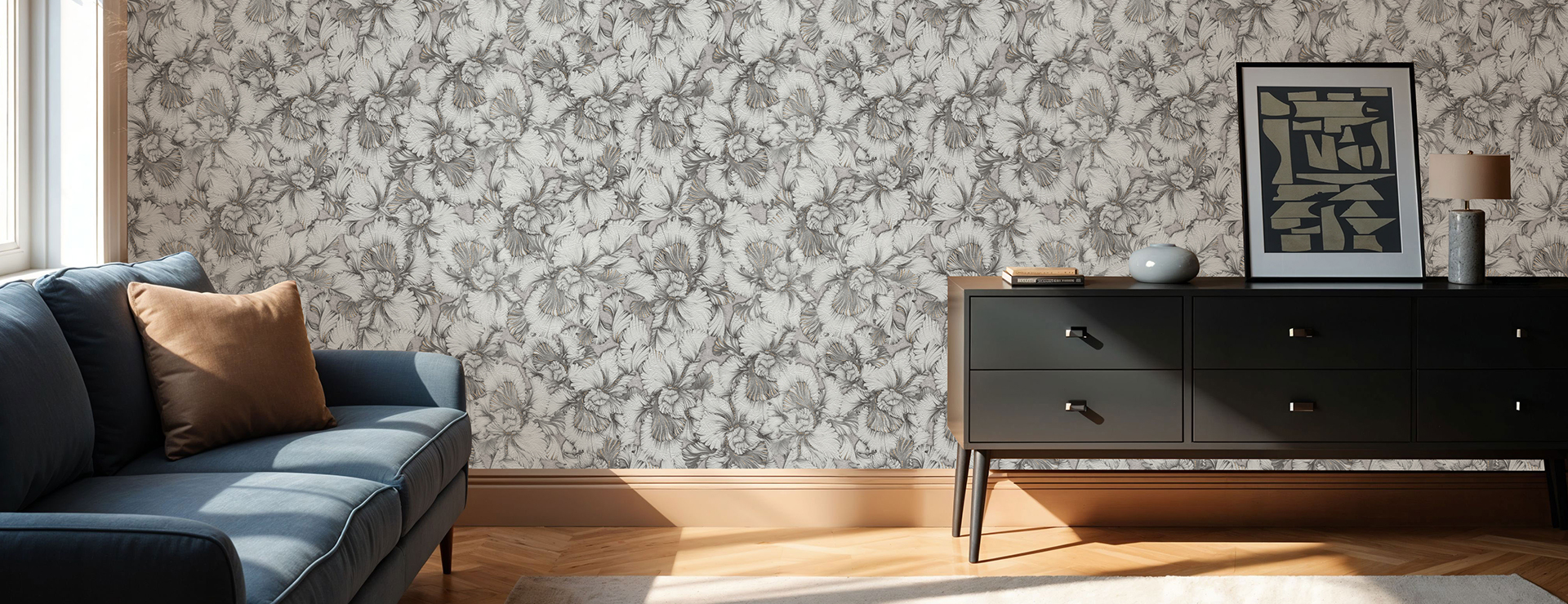 Обои бумажные 10х0,53 м МОФ Ирисы 6211-9 - baucenter.ru Обои бумажные 10х0,53 м МОФ Ирисы 6211-9