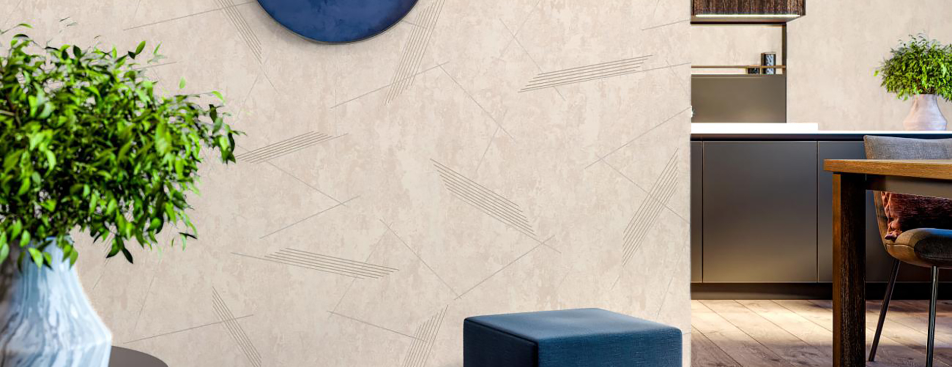 Обои флизелиновые 10х1,06 м Палитра Cross PL72518-28 К3132