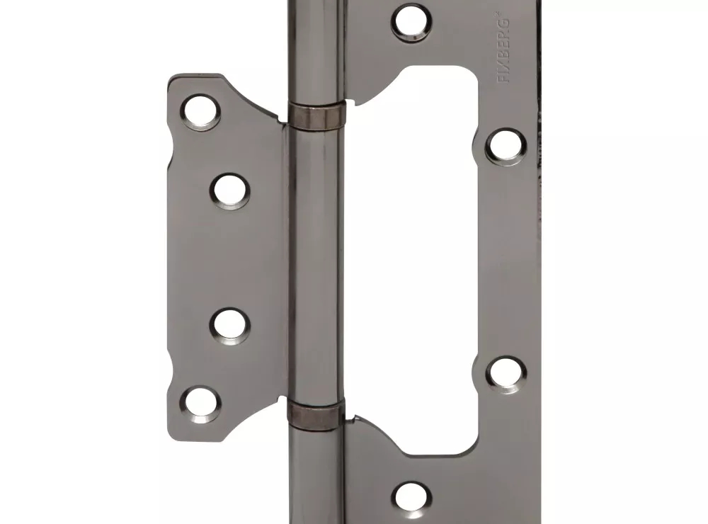 Петля без врезки FIXBERG 2BB 125х75х2,5 мм черный никель
