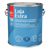 Краска для стен и потолков TIKKURILA Luja 7 антигрибковая 2,7 л белая (база A)