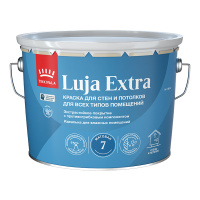 Краска для стен и потолков TIKKURILA Luja 7 антигрибковая 9 л белая (база A)