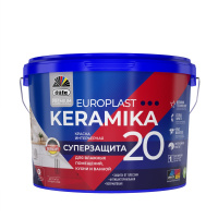 Краска интерьерная dufa PREMIUM Europlast Keramika 20 белая 9 л база 1