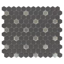 Мозаика NEODECO TX18TDK18 керамогранит серая серебро 30х26х0,6 см