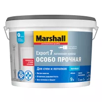Краска для стен и потолков Marshall Export-7 9 л белая (база BW)