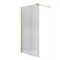 Душевая перегородка FLUMEN DESIGN Oro 80х195 см 6 мм рифленое стекло