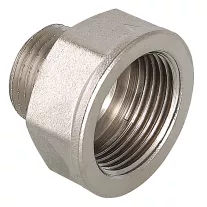 Переходник VALTEC 1"х3/4" ВР-НР латунь никелированная