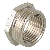 Футорка VALTEC 1"х1/2" латунь никелированная