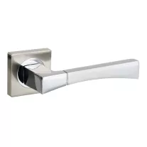Дверные ручки NEODECO Gray EF никель/хром