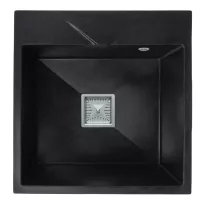 Мойка для кухни TOLERO BLADE 500х500х200 мм черная