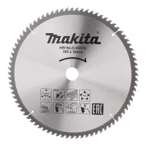 Пильный диск по алюминию и пластику Makita 305x30x2 мм 80 зубьев