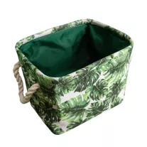 Корзина для хранения JUNGLE PALM 20x20x25 см 1 л белая