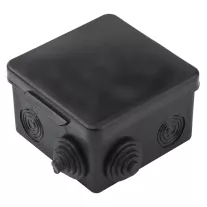 Коробка распределительная EKF IP54 80х80х50 мм чёрная