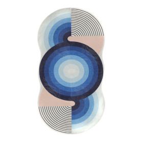 Ковер 0,8x1,5 м NEODECO Calibri JZ-24S1 Геометрия Трио