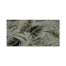 Плитка настенная Палинур темно-серая декор 30х60 см ректификат