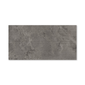 Керамогранит Доум антрацит линии матовый 60х120 см ректификат