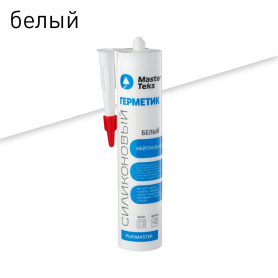 Герметик силиконовый нейтральный 290 мл белый Master Teks