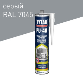 Герметик полиуретановый 310 мл серый TYTAN PU-40