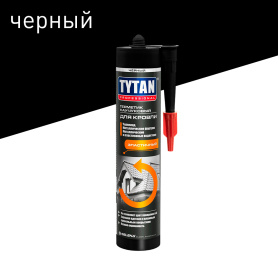 Герметик каучуковый кровельный 310 мл черный TYTAN