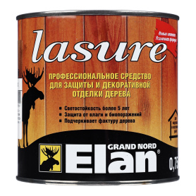 Лазурь для дерева лессирующая орех 0,75 л Elan