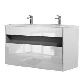 Тумба с раковиной AM.PM Func 120 см подвесная белая