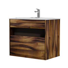 Тумба с раковиной AM.PM Func 60 см подвесная дерево