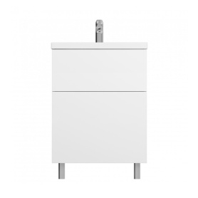 Тумба с раковиной AM.PM Gem 60 см напольная белая